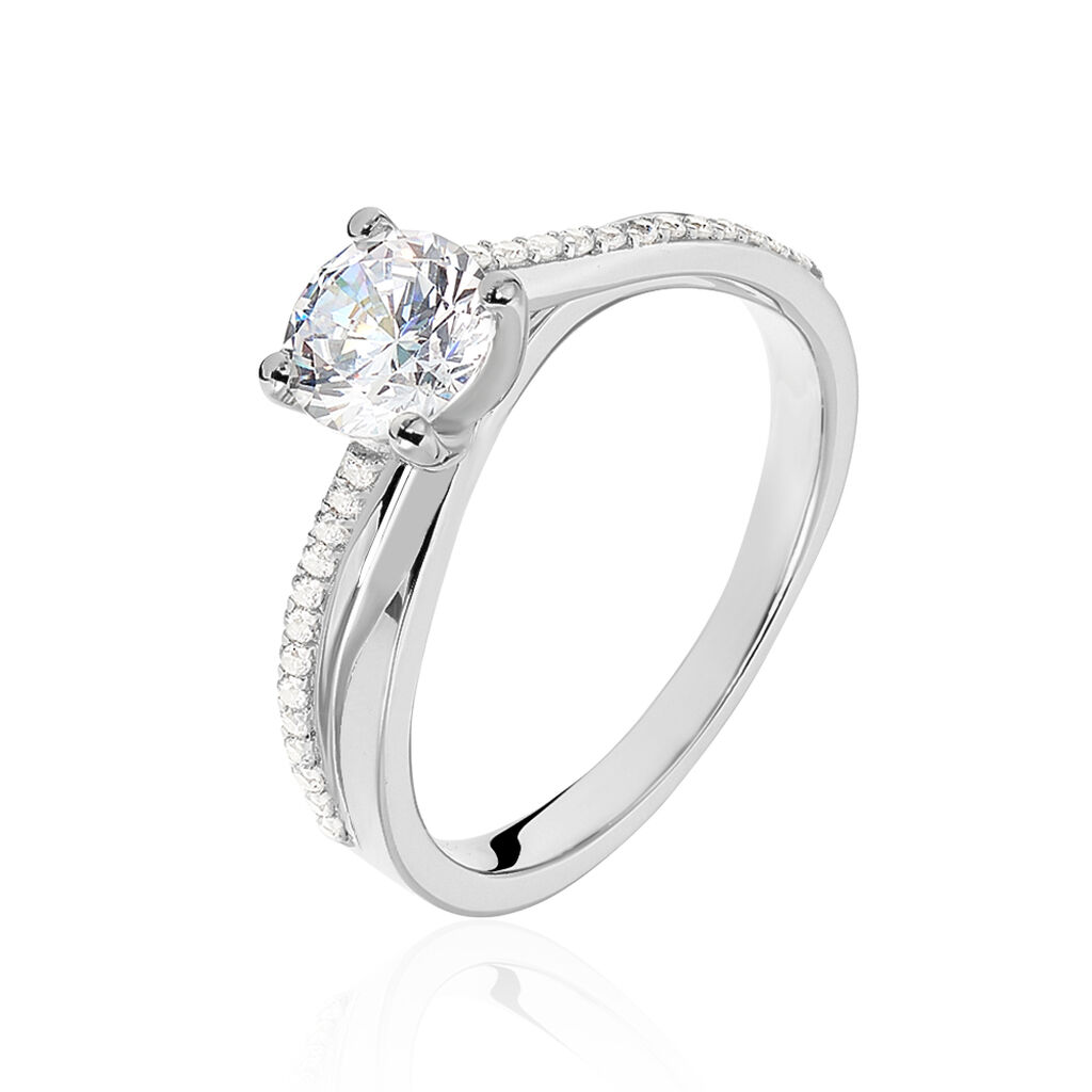 Bague Precious Argent Blanc Oxyde De Zirconium - Bijoux fantaisie Femme | Marc Orian