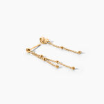 Boucles D'Oreilles Pendantes Juline Plaqu&eacute; Or Jaune - Pendantes Femme | Marc Orian