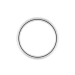 Bague Margalith Acier Blanc - Bijoux fantaisie Homme | Marc Orian