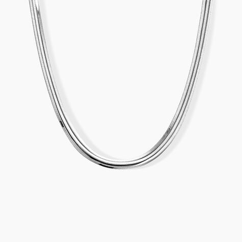 Collier Benedicta Argent Blanc - Colliers Femme | Marc Orian