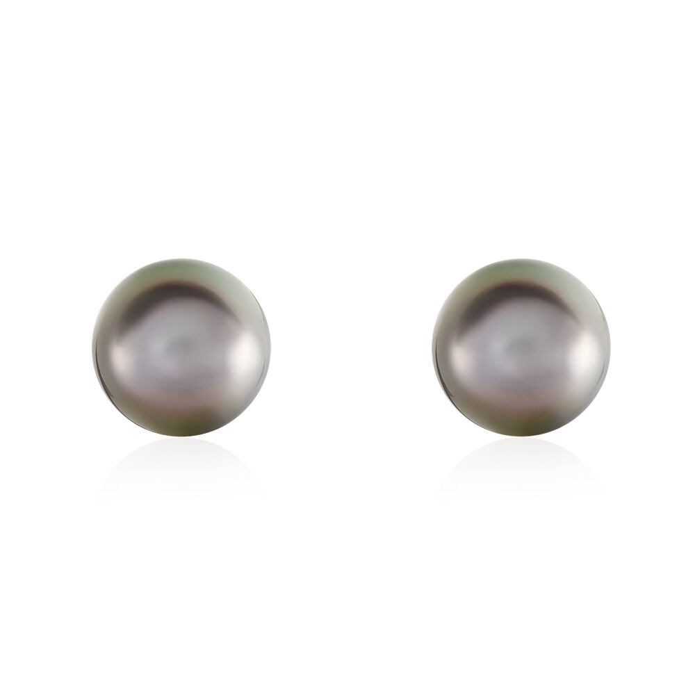 Boucles D'oreilles Puces Alper Or Jaune Perle De Culture De Tahiti - Puces Femme | Marc Orian
