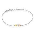 Bracelet Tania Argent Tricolore - Bracelets fantaisie Femme | Marc Orian