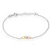 Bracelet Tania Argent Tricolore - Bracelets chaînes Femme | Marc Orian