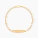 Bracelet Identit&eacute; Marcel Maille Jaseron Or Jaune - Gourmettes Enfant | Marc Orian
