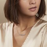 Collier Folia Argent Blanc - Colliers fantaisie Femme | Marc Orian