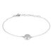 Bracelet Steenie Argent Blanc - Bracelets chaînes Femme | Marc Orian