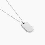 Collier Eutrope Acier Blanc - Colliers fantaisie Homme | Marc Orian