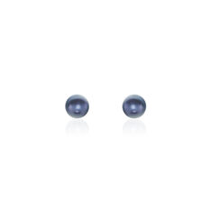 Boucles D'oreilles Puces Micaelle Teintees Or Jaune Perle De Culture - Clous d'oreilles Femme | Marc Orian