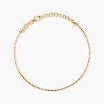 Bracelet Melvina Argent Dor&eacute; A L'Or 750/1000 - Bracelets cha&icirc;nes Femme | Marc Orian