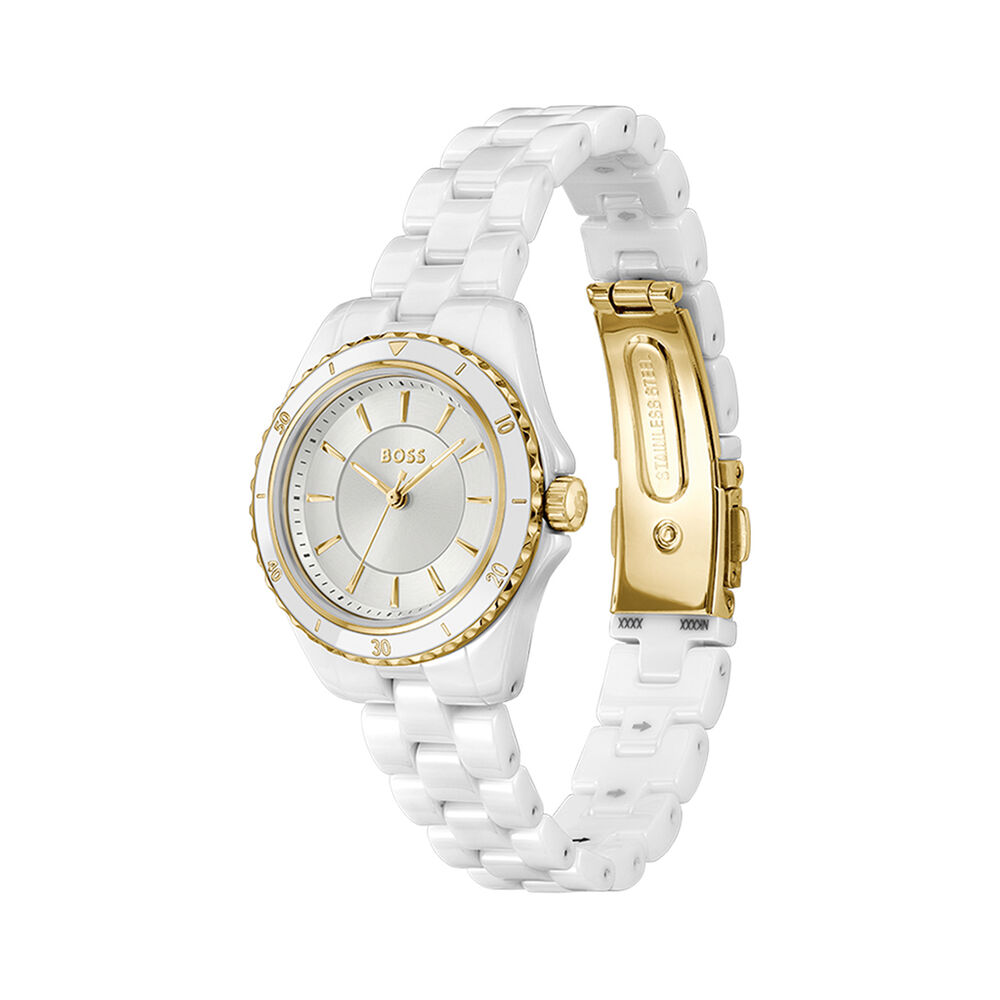 Montre Boss Sage Aqua Blanc - Montres &eacute;tanches Femme | Marc Orian