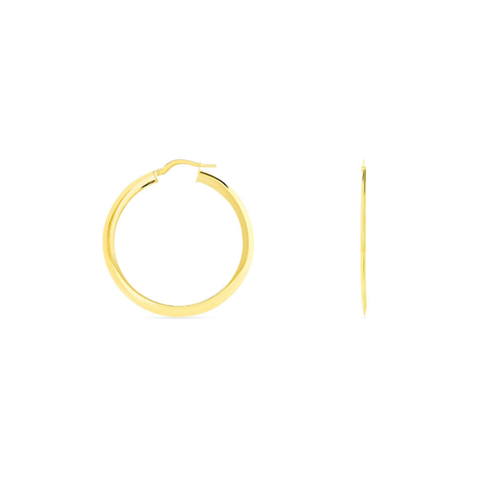 Cr&eacute;oles Suzana Or Jaune - Cr&eacute;oles Femme | Marc Orian