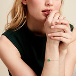 Bracelet Silma Or Jaune Malachite - Bracelets cha&icirc;nes Femme | Marc Orian