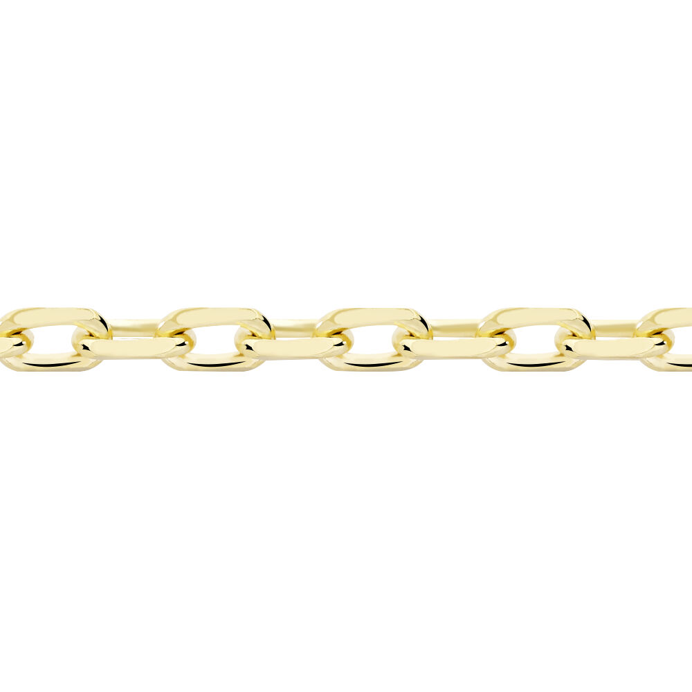 Chaîne Igoa Maille Forçat Diamantee Or Jaune - Chaines Femme | Marc Orian