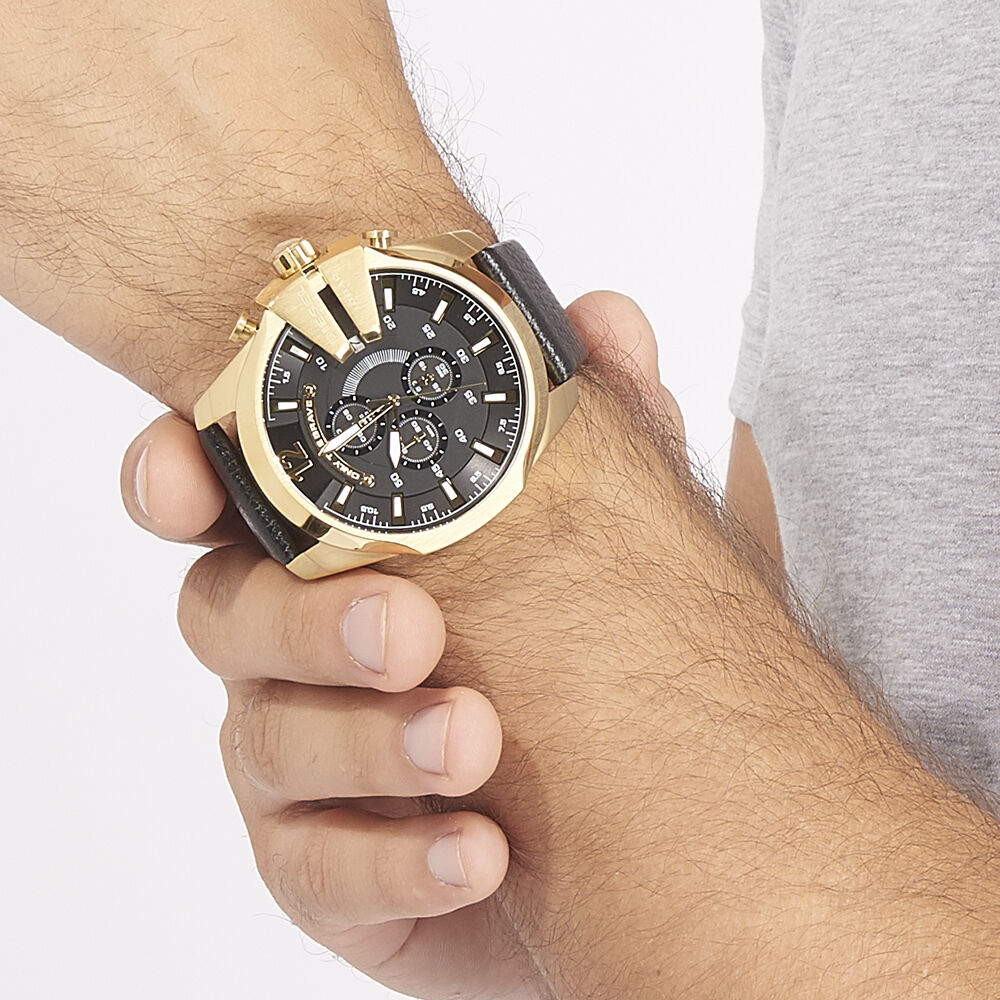 Montre diesel on sale homme mega chief