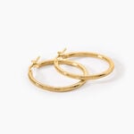 Cr&eacute;oles Ulrica Argent Dor&eacute; A L'Or 750/1000 - Cr&eacute;oles Femme | Marc Orian