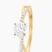Bague Dana Or Jaune Oxyde De Zirconium - Solitaires Femme | Marc Orian