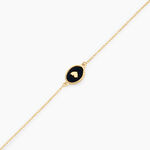 Bracelet Black Jack Or Jaune - Bracelets Medailles Femme | Marc Orian