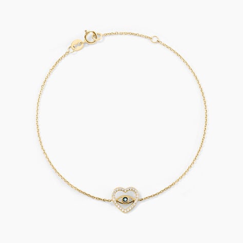 Bracelet Katriona Or Jaune Topaze Oxyde De Zirconium - Bracelets chaînes Femme | Marc Orian
