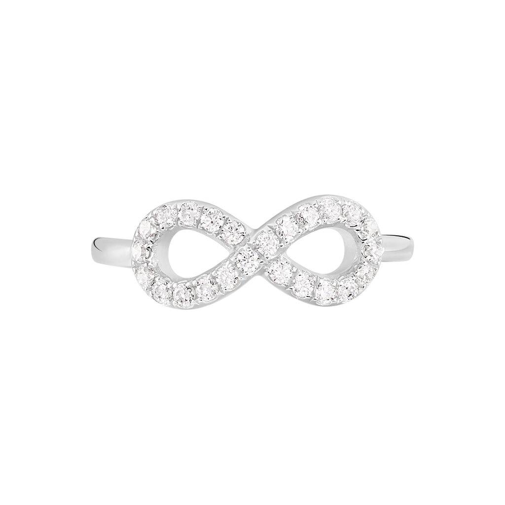 Bague Davila Argent Blanc Oxyde De Zirconium - Bague fantaisie Femme | Marc Orian