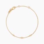 Bracelet Gwenaele Plaqu&eacute; Or Jaune Oxyde De Zirconium - Bracelets fantaisie Femme | Marc Orian