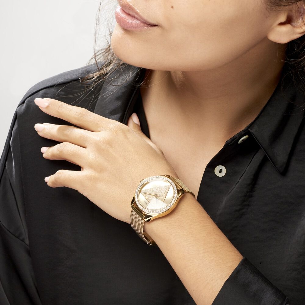 Montre Guess Tri Glitz Champagne - Montres étanches Femme | Marc Orian