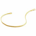 Bracelet Or Jaune Izel Maille Anglaise - Bracelets mailles Femme | Marc Orian