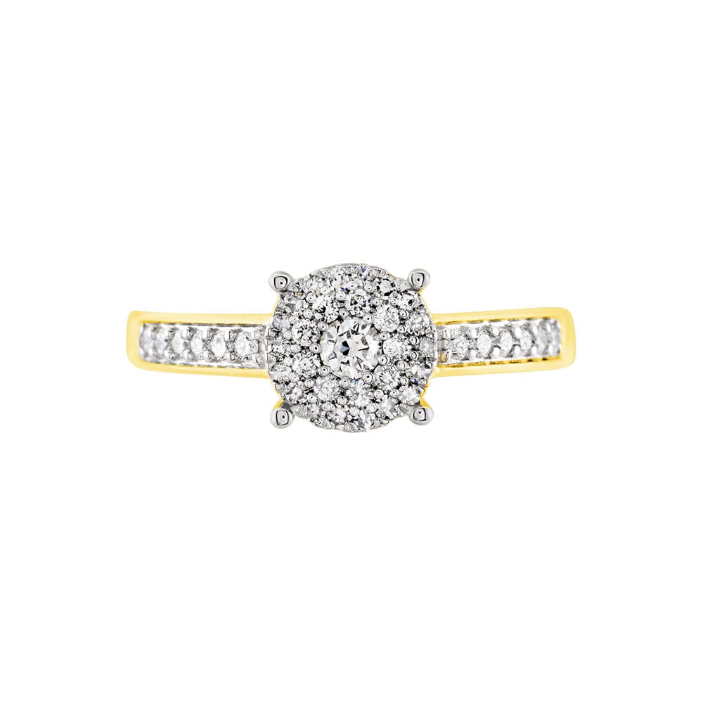 Bague Serena Or Jaune Diamant - Parures de mariage Femme | Marc Orian
