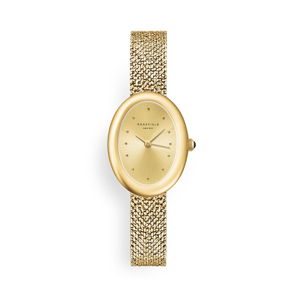 Montre Rosefield Ovale Champagne - Montres &eacute;tanches Femme | Marc Orian