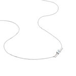 Collier Or Blanc Topaze Et Diamant - Colliers avec pierres Femme | Marc Orian