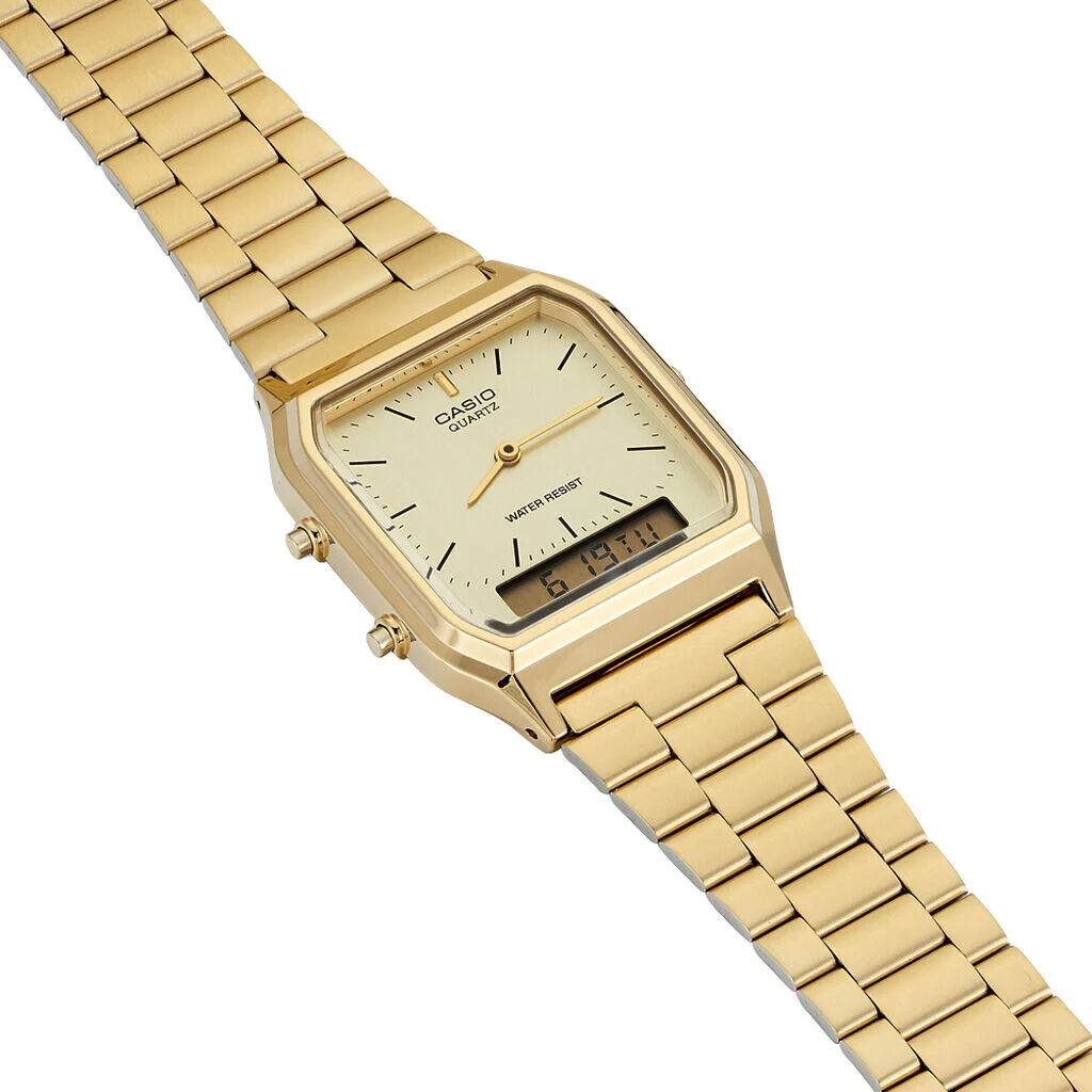 Montre Casio Collection Vintage Champagne - Montres classiques Famille | Marc Orian
