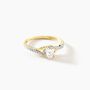 Bague Evita Or Jaune Oxyde De Zirconium