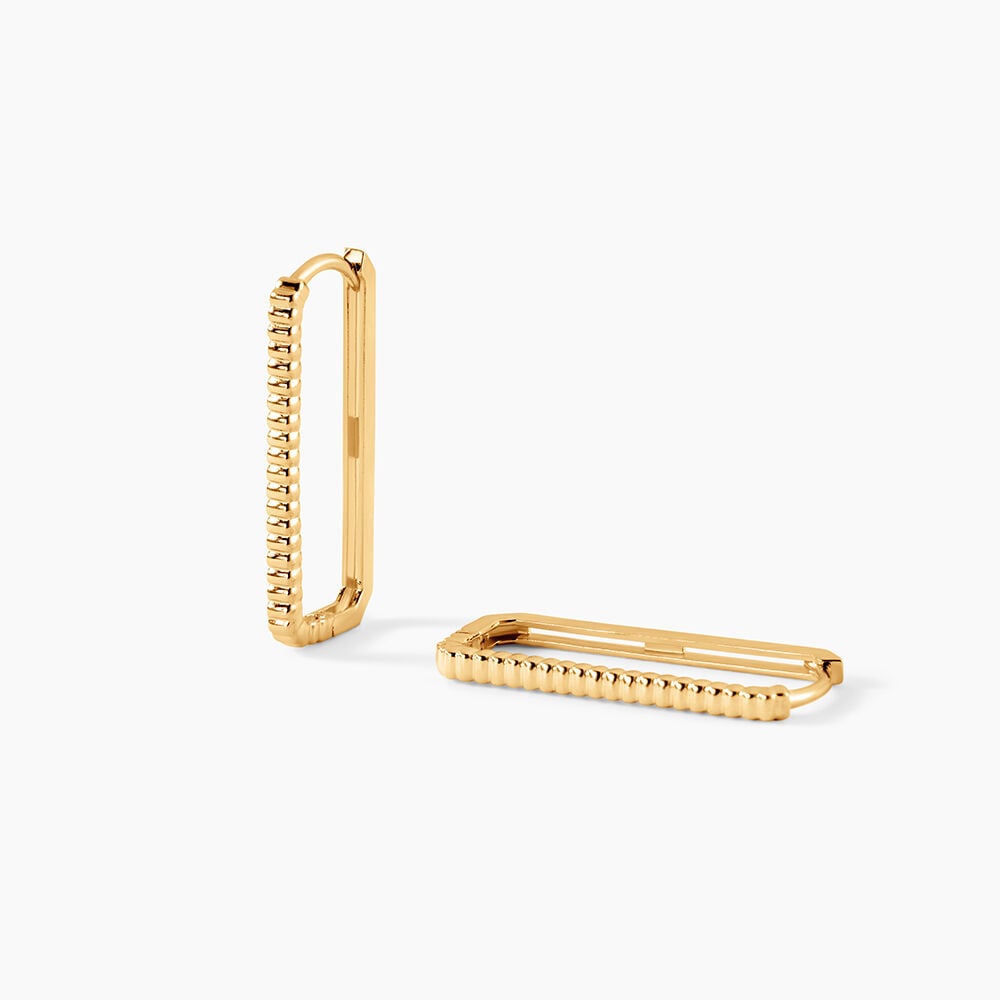 Cr&eacute;oles Huldah Or Jaune - Cr&eacute;oles Femme | Marc Orian