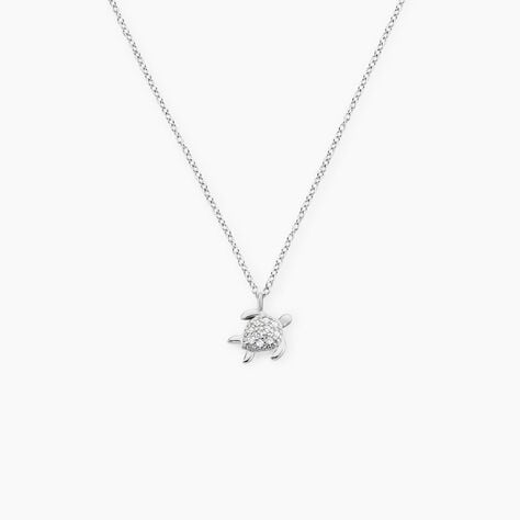 Collier Desert Argent Blanc Oxyde De Zirconium - Colliers avec pierres Femme | Marc Orian