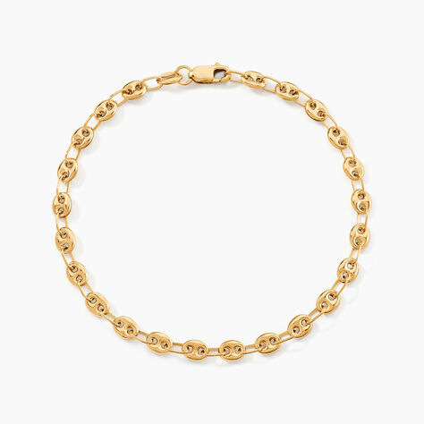 Bracelet Dami Maille Grain De Cafe Or Jaune - Bracelets mailles Femme | Marc Orian