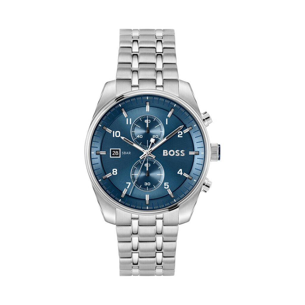 Montre Boss Skytraveller Bleu - Montres étanches Homme | Marc Orian