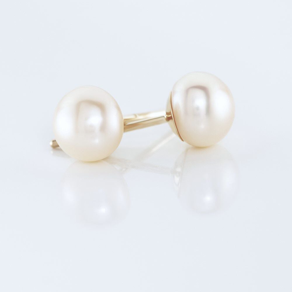Boucles D'oreilles Puces Kesya  Or Jaune - Boucles d'oreilles mariage Femme | Marc Orian
