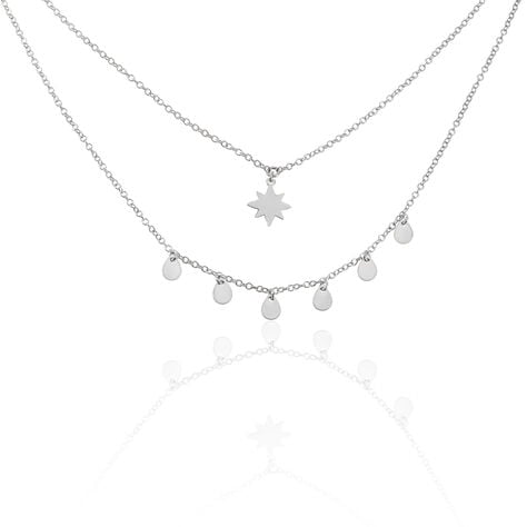 Collier Delfine Argent Blanc - Colliers fantaisie Femme | Marc Orian