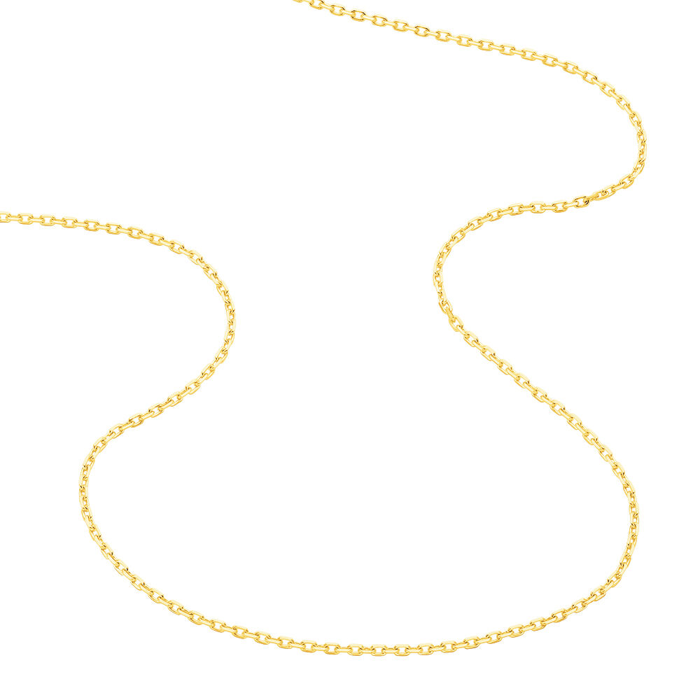 Chaîne Igoa Maille Forçat Diamantee Or Jaune - Chaines Femme | Marc Orian