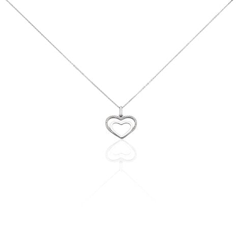 Collier Gasparde Argent Blanc Oxyde De Zirconium - Colliers avec pierres Femme | Marc Orian