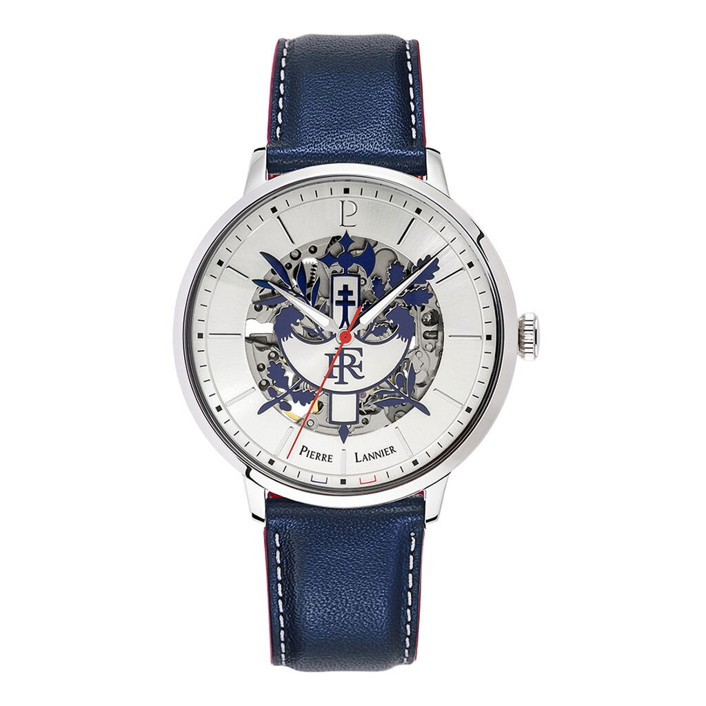 Montre Pierre Lannier Elysee Argenté - Montres automatiques Homme | Marc Orian