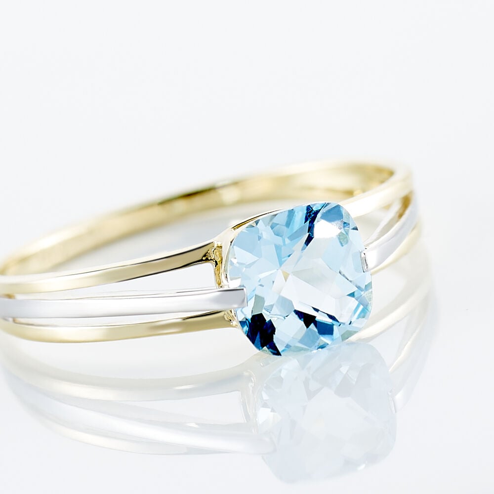 Bague Sidoine Or Bicolore Topaze - Bagues pierres fines Femme | Marc Orian