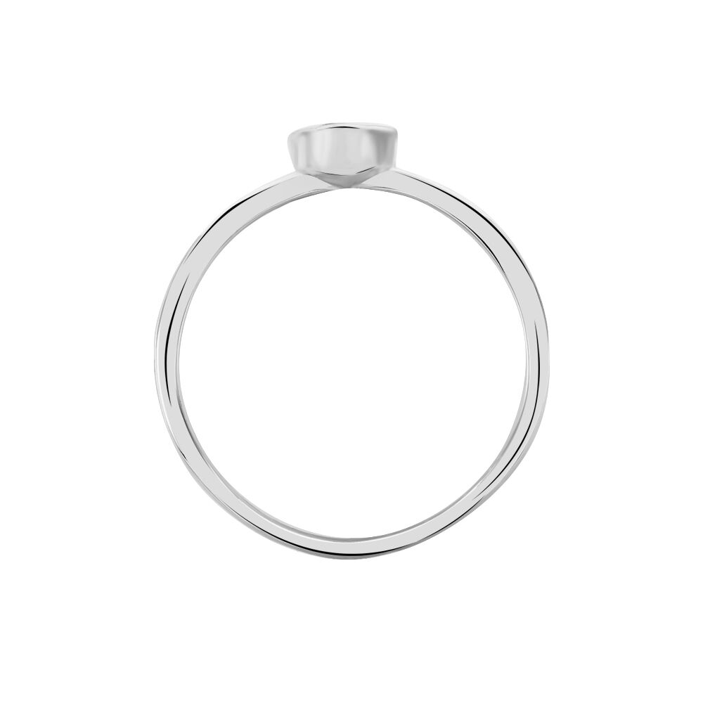 Bague Solitaire Mathylda Argent Blanc Oxyde De Zirconium - Bijoux fantaisie Femme | Marc Orian