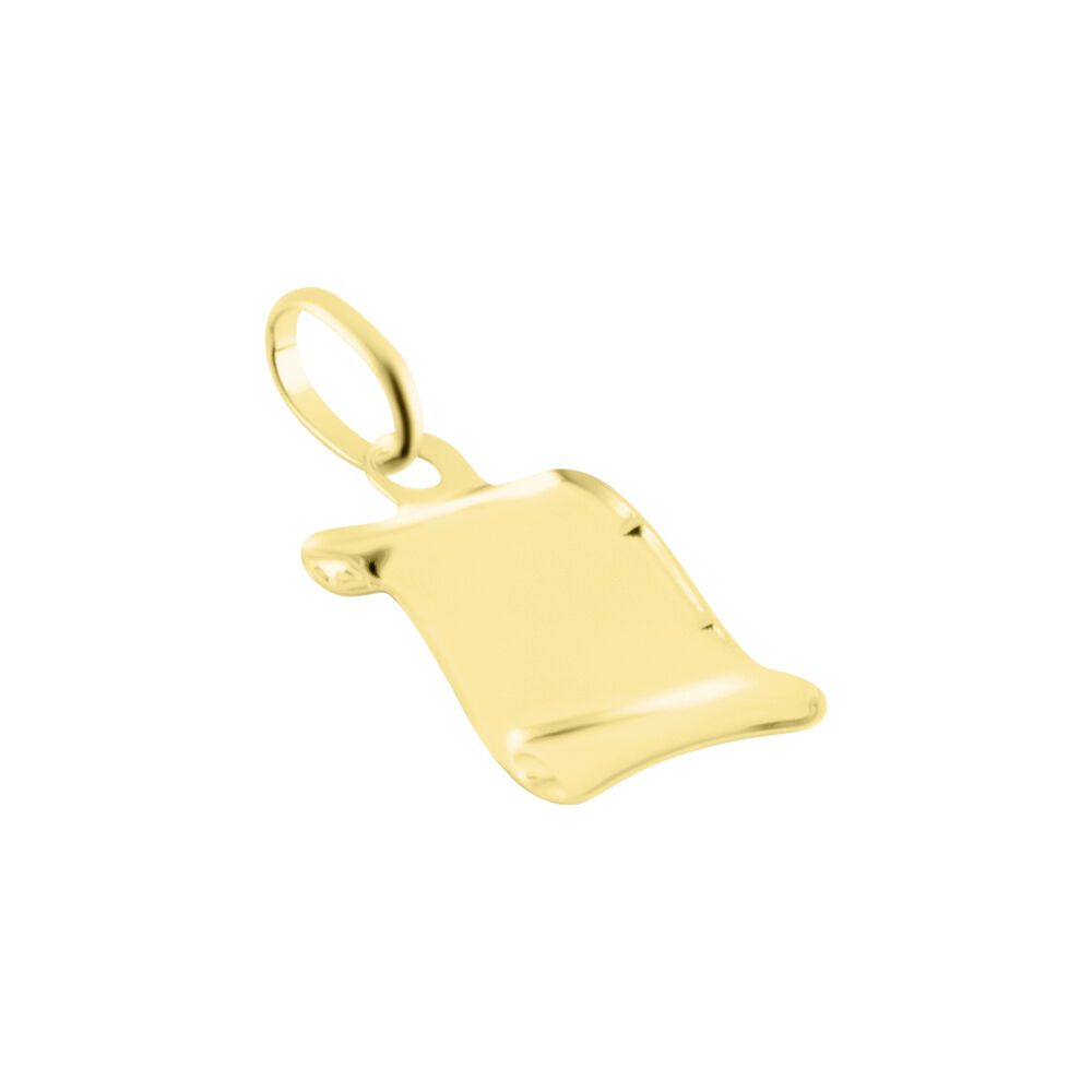 Pendentif Lamie Zodiaque Parchemin Or Jaune - Bijoux personnalisés Famille | Marc Orian