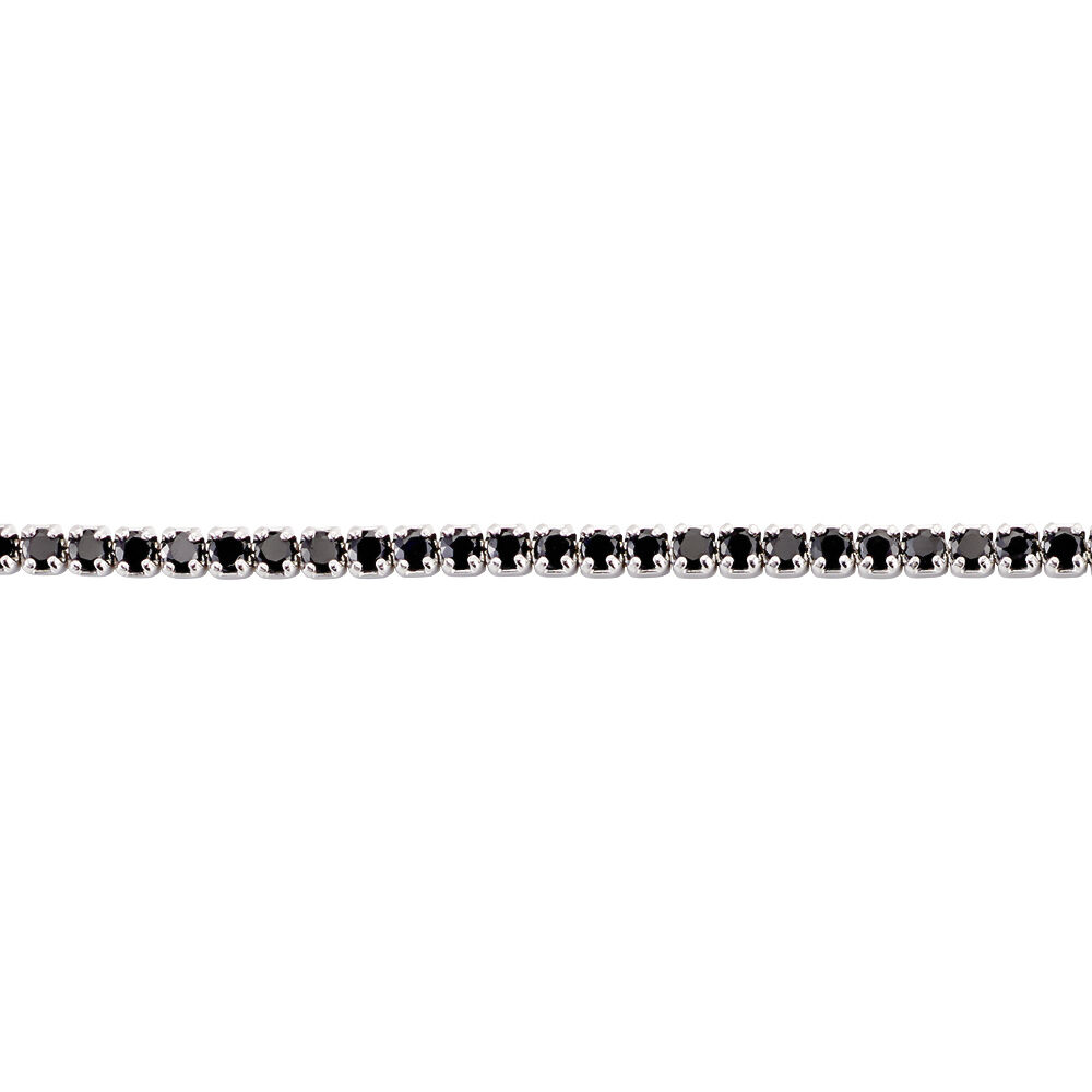 Bracelet Lou-anne Argent Blanc Oxyde De Zirconium Noir - Bracelets fantaisie Femme | Marc Orian