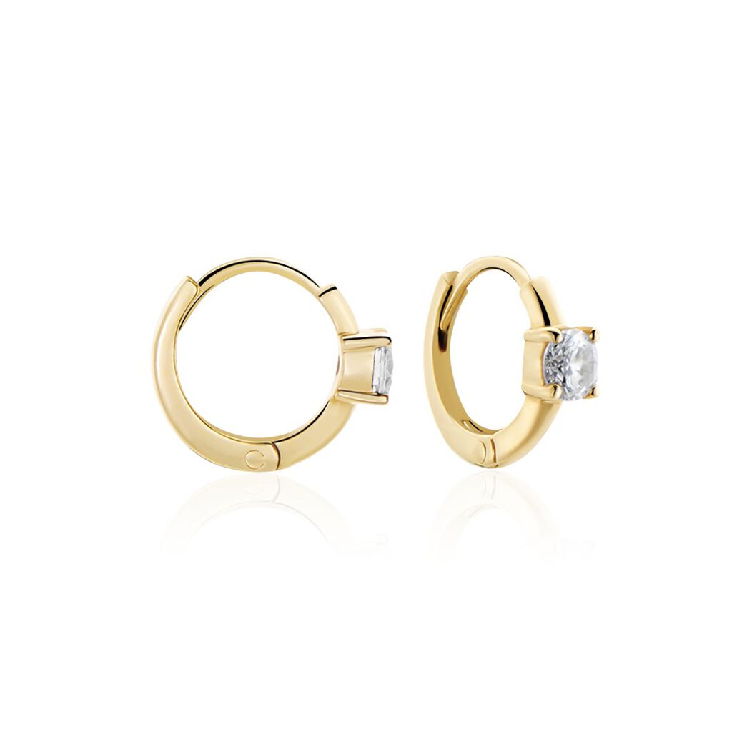 Créoles Plaqué Or Laurick Oxydes De Zirconium - Créoles Femme | Marc Orian