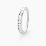 Alliance Giulia Or Blanc Diamant - Alliances duo Femme | Marc Orian