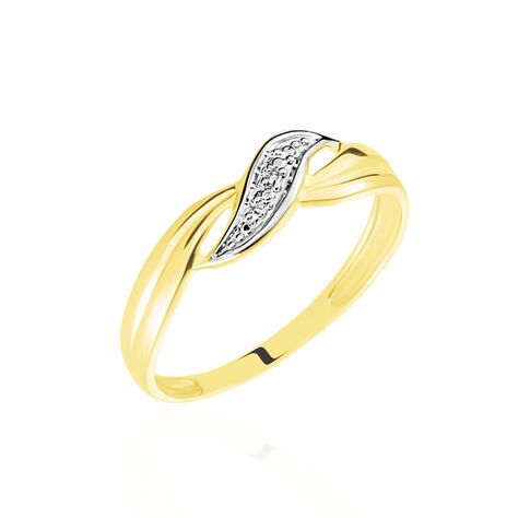 Bague Amayas Or Bicolore Diamant - Bagues Femme | Marc Orian