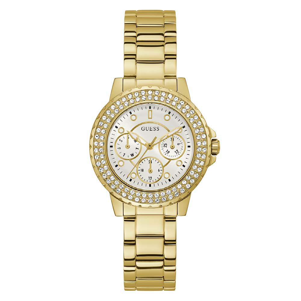 Montre Guess Crown Jewel Blanc - Montres étanches Femme | Marc Orian