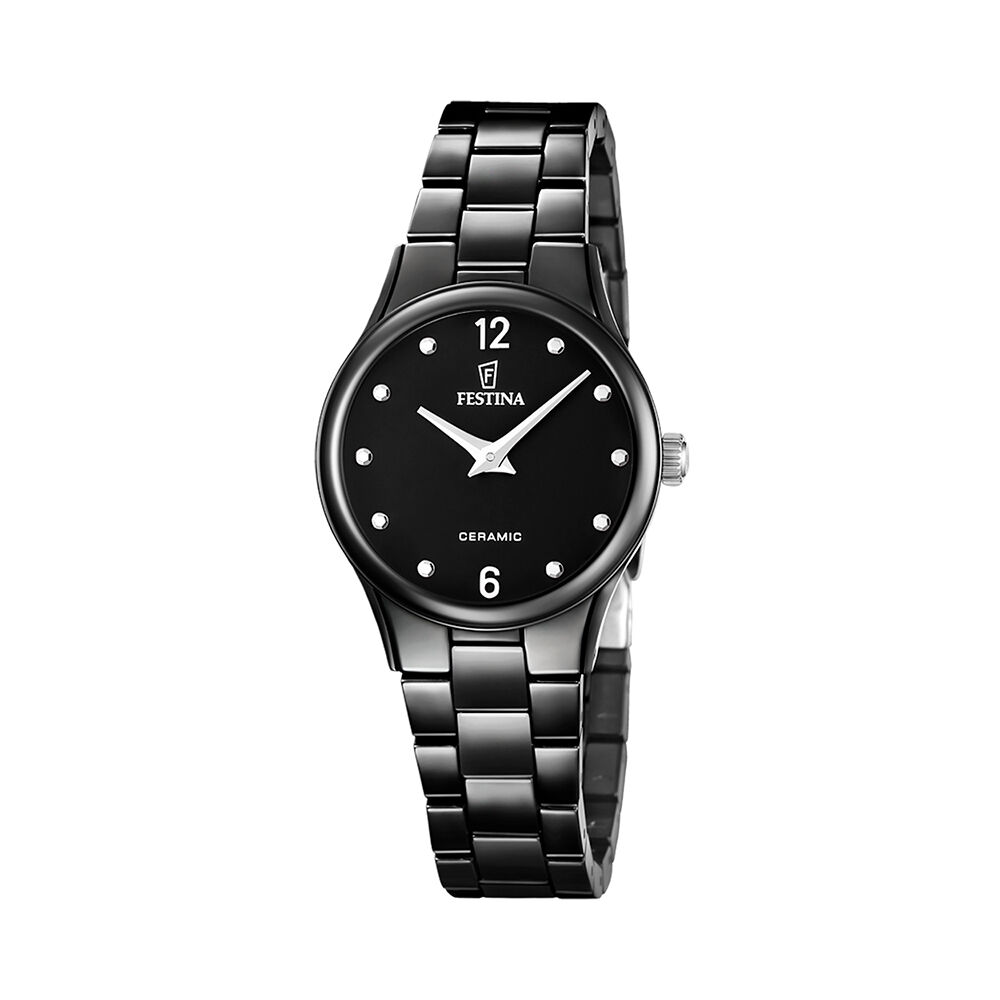 Montre Festina Ceramic 31 Noir - Montres &eacute;tanches Femme | Marc Orian