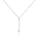 Collier Euphoria Argent Blanc Perle De Culture - Colliers avec pierres Femme | Marc Orian